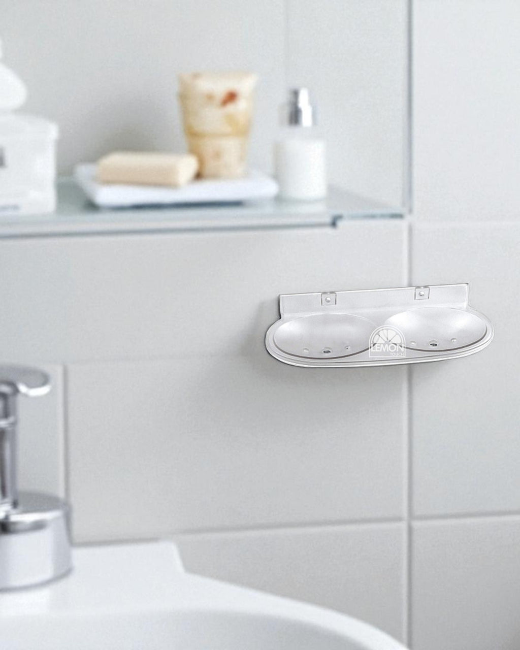 Double Soap Dish Oval