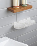 Double Soap Dish Oval