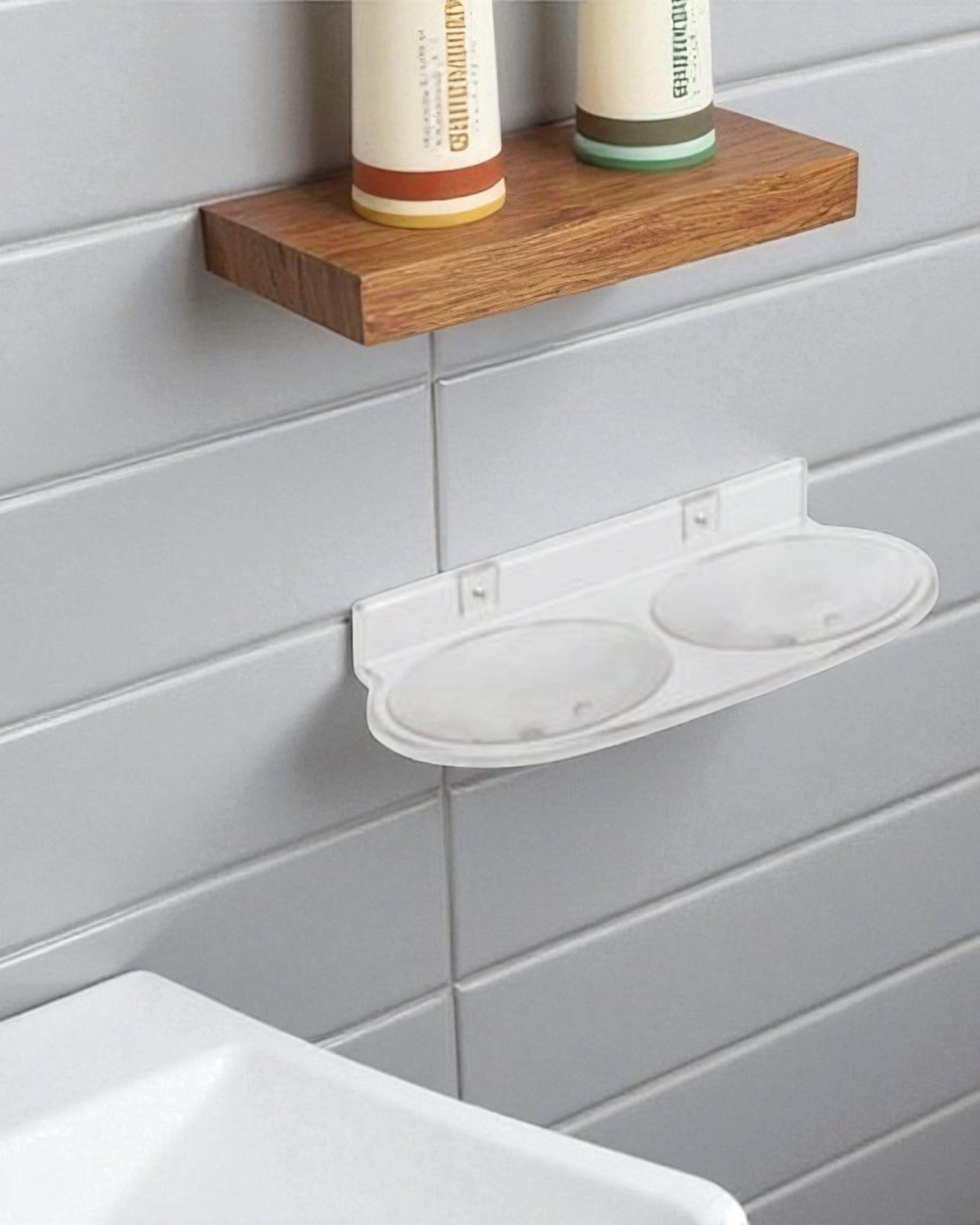 Double Soap Dish Oval