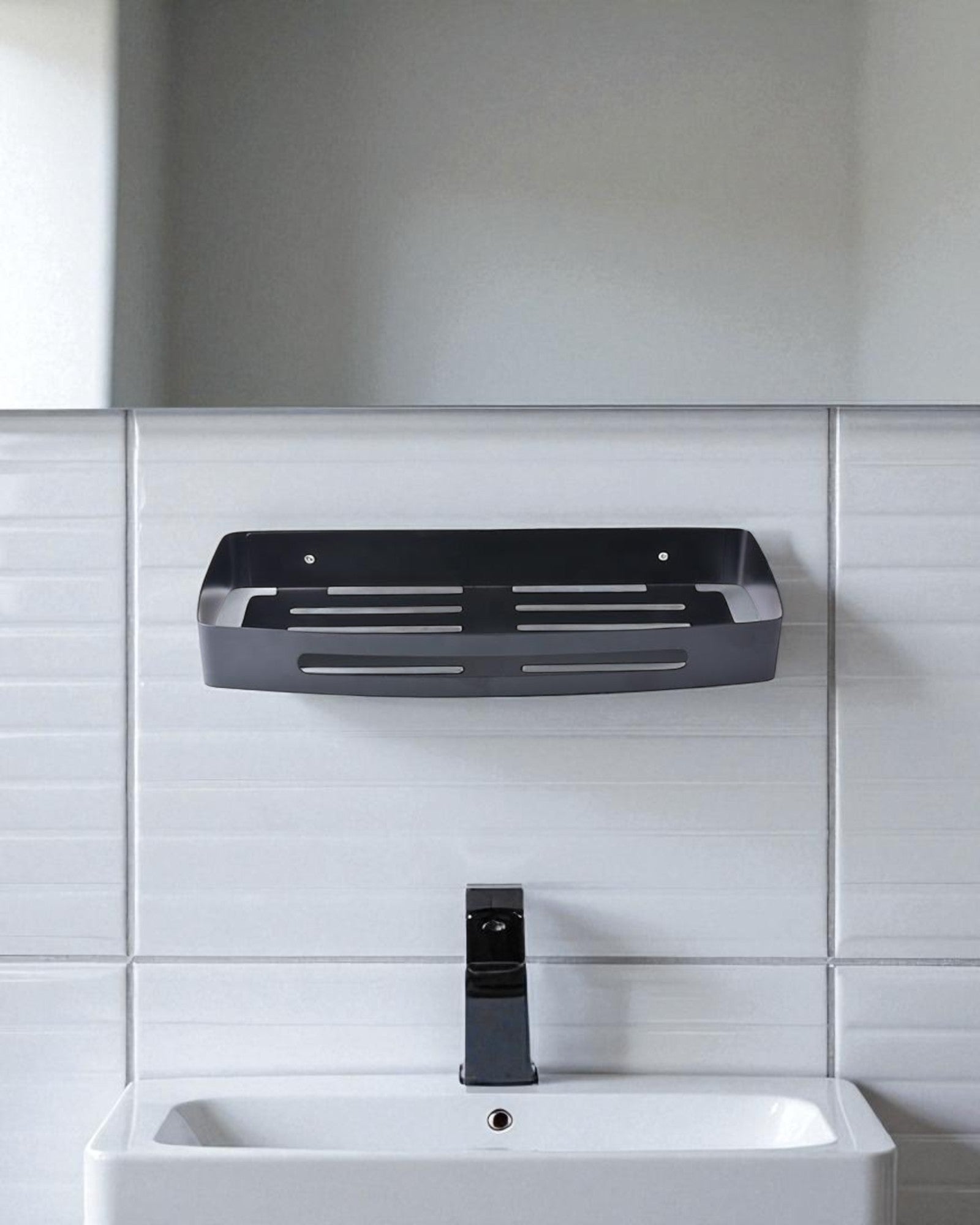 Straight Shelf - Metal with Border