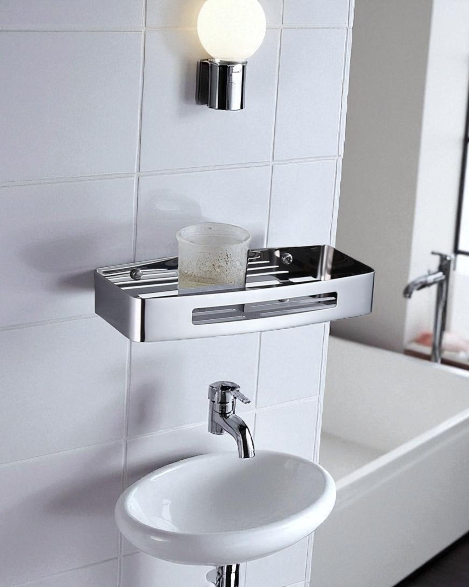 Straight Shelf - Metal with Border