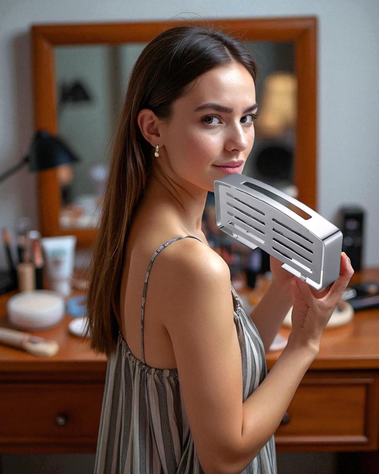 Straight Shelf - Metal with Border