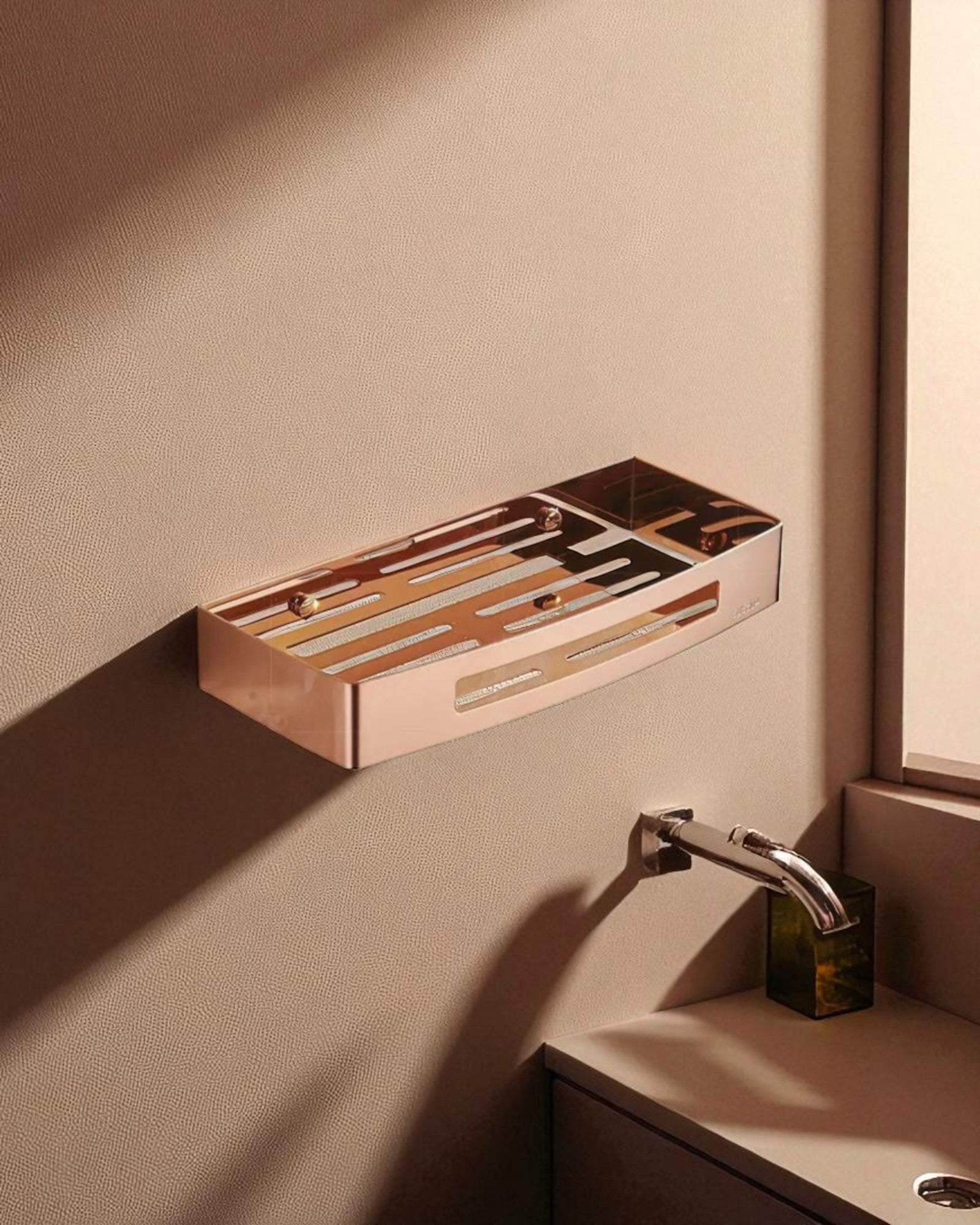 Straight Shelf - Metal with Border