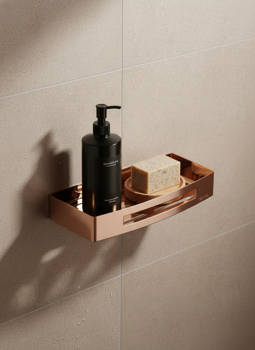 Straight Shelf - Metal with Border