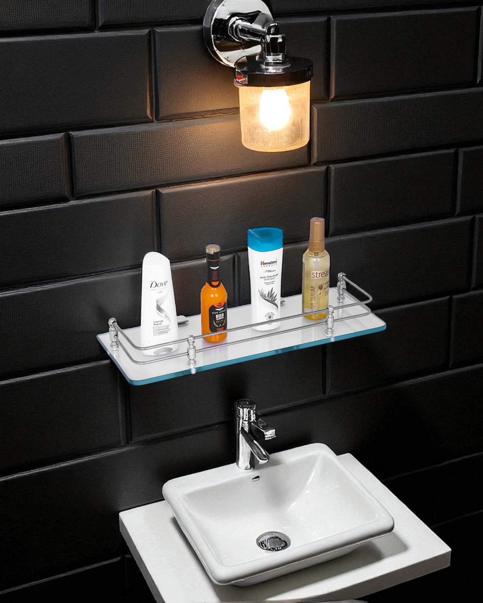 Straight Shelf - Glass