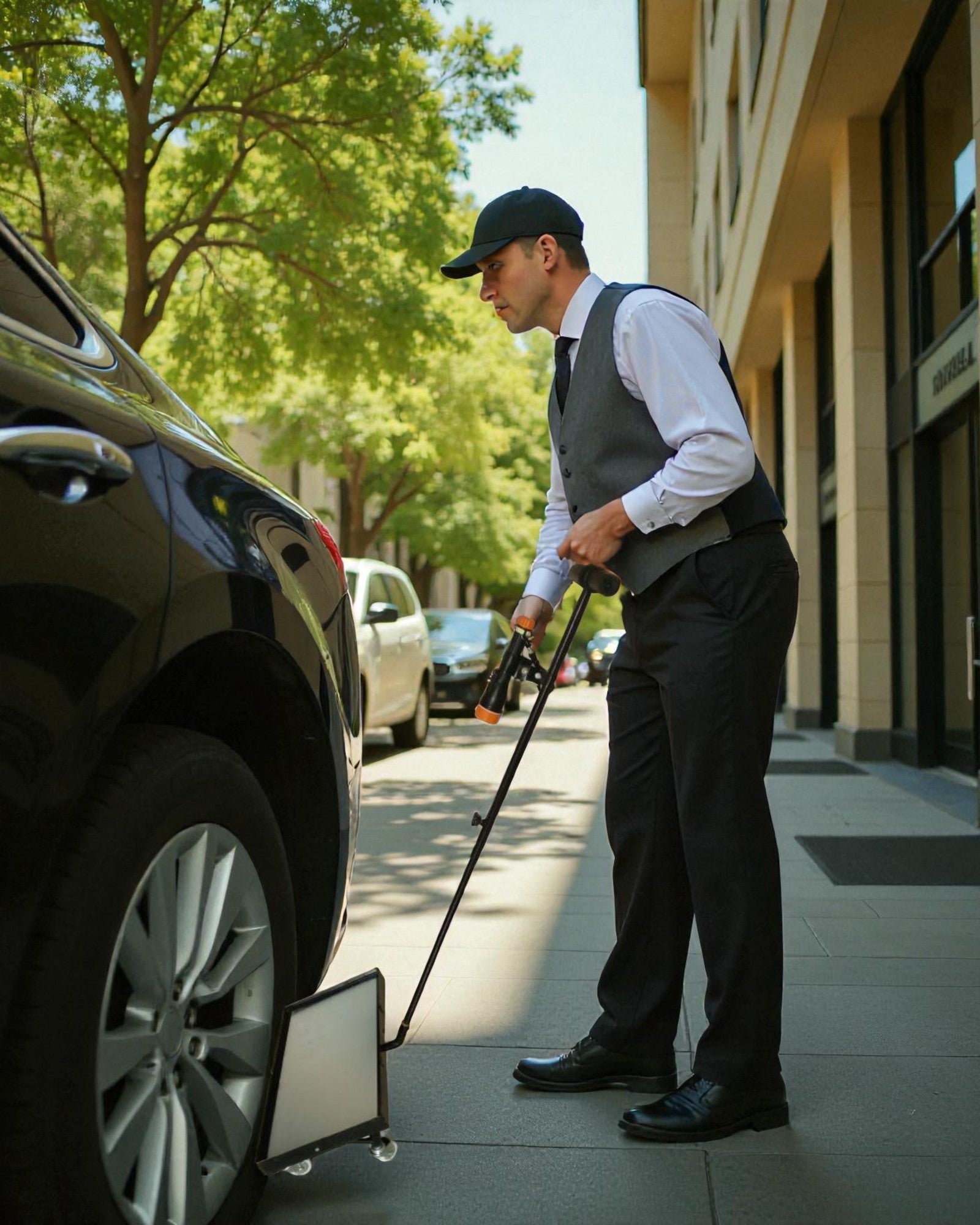 Inspection Under Trolley Mirror - Rectangle