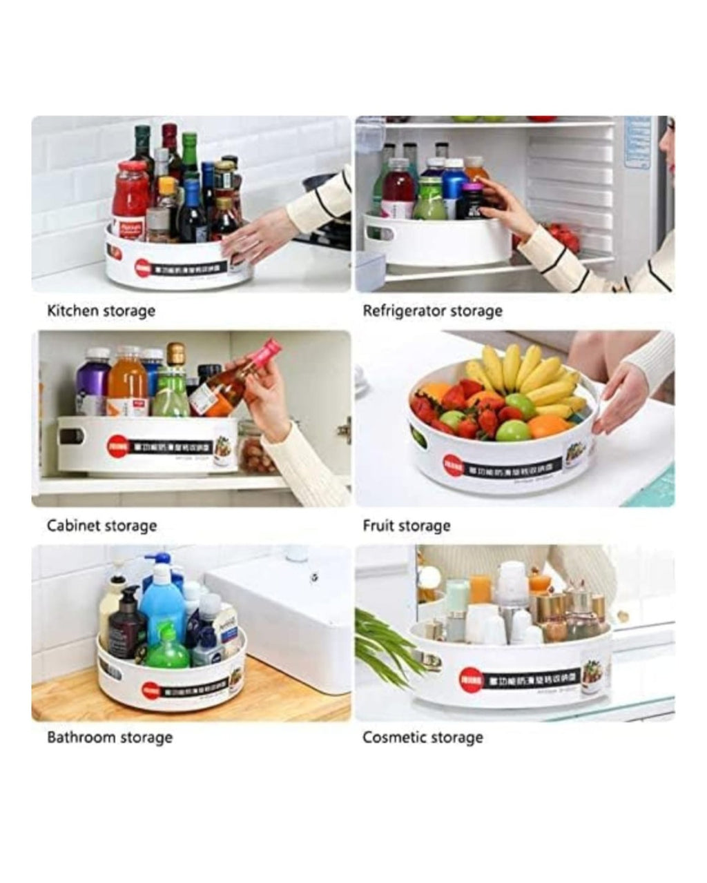 Multi - Purpose 360 Degree Rotating / Revolving Tray Organizer..