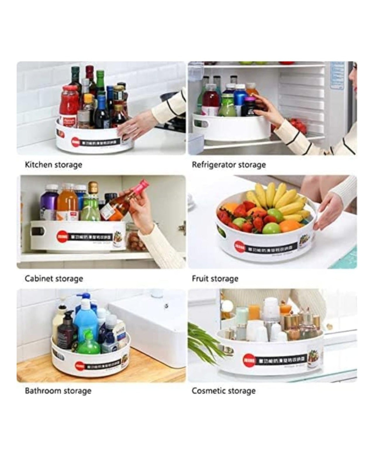 Multi - Purpose 360 Degree Rotating / Revolving Tray Organizer..