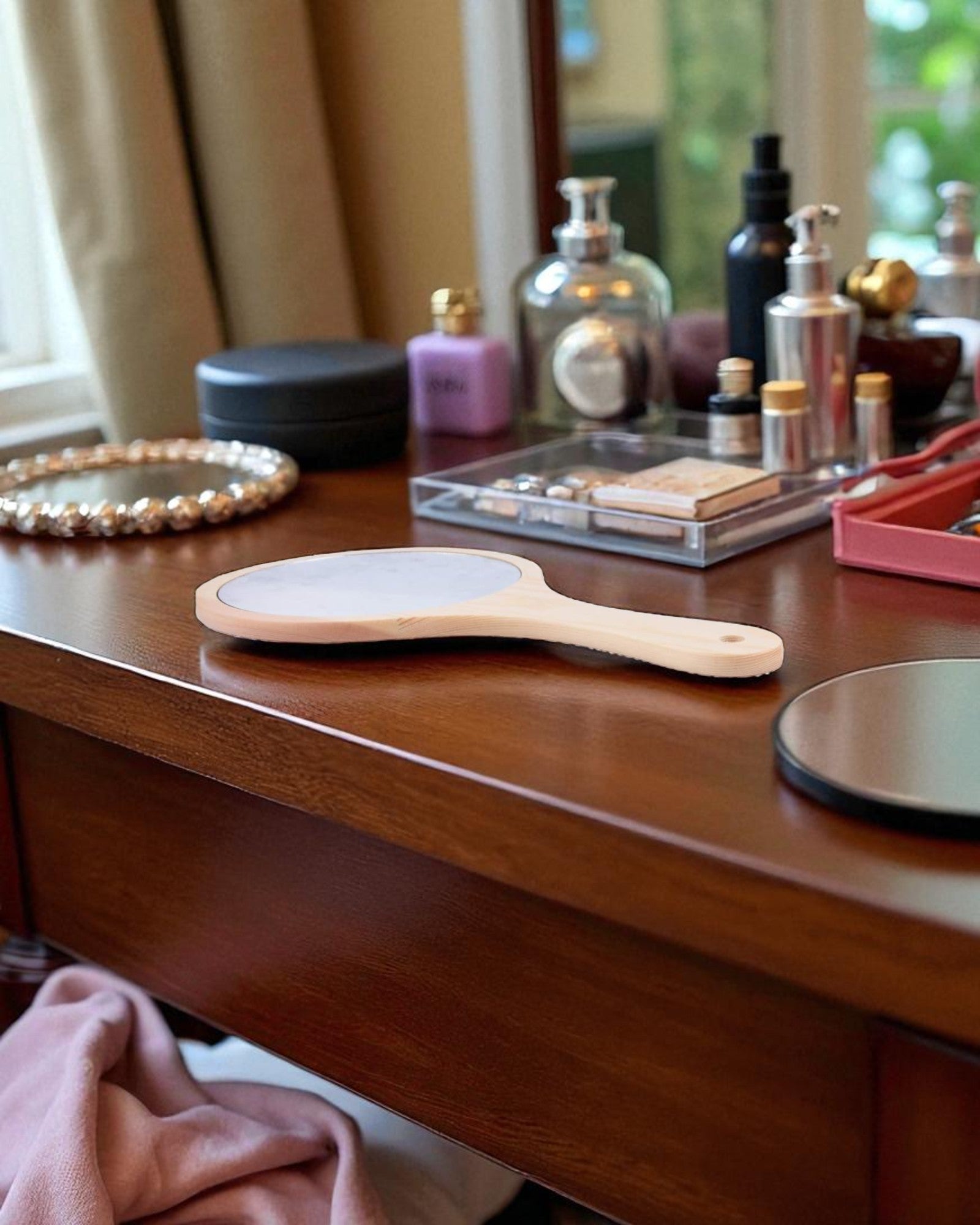 Hand Mirror - Wooden