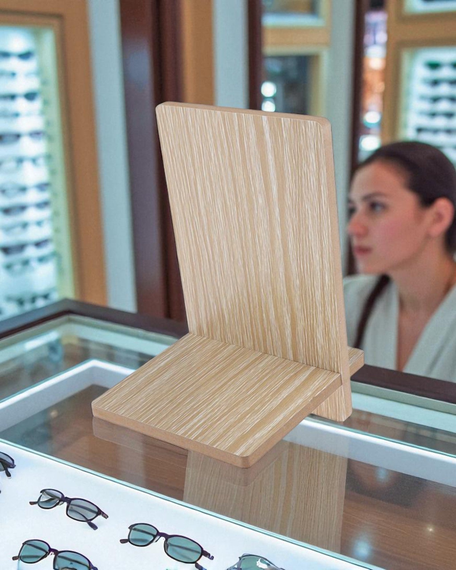 Counter Top Vanity Mirror - Wooden