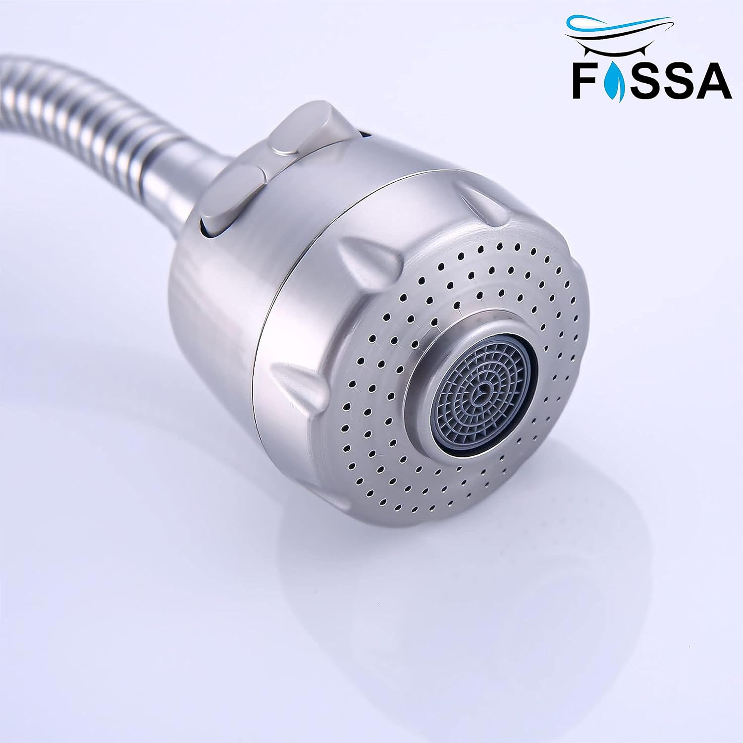 Fossa Kitchen Sink Wall Mount with Sprayer Stainless Steel Mixer Tap Faucet